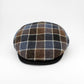 Crossroads Slate & Whiskey wool flat cap by Hologramme Paris - view 2