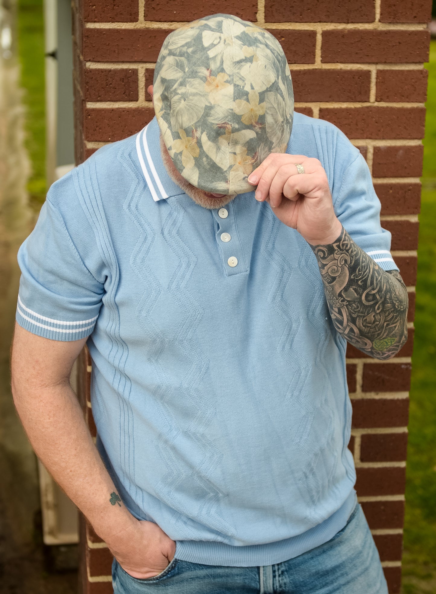 The Sandbar Split Panel Pub Cap by Hologramme Paris at FunkyBrims