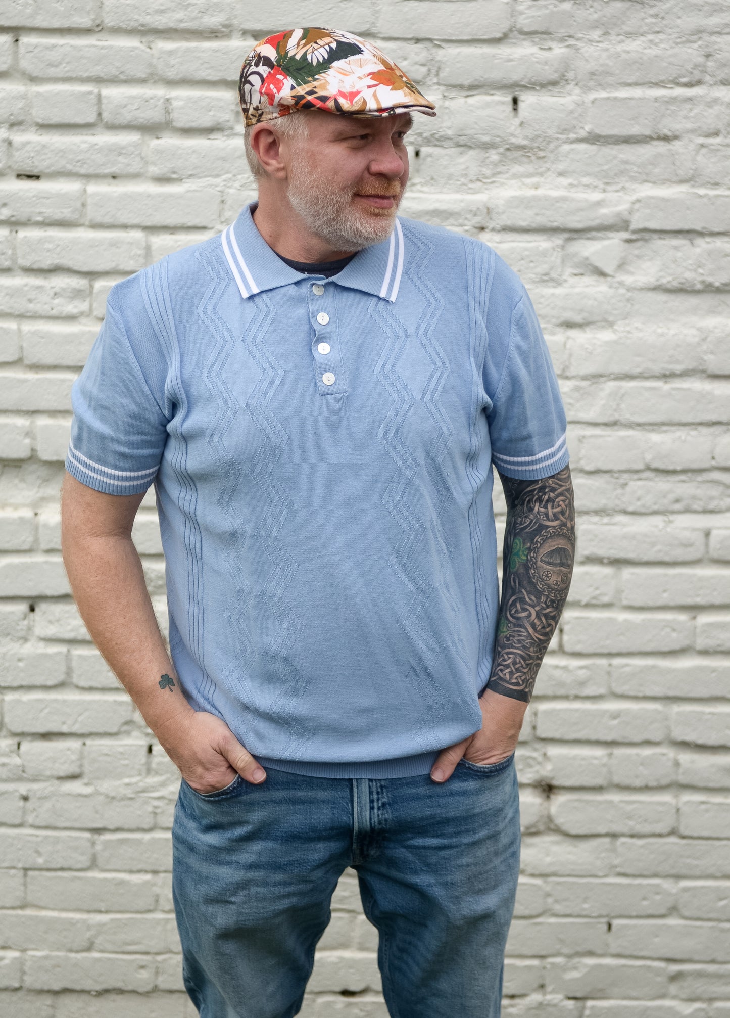 The "Coral Reef” Summer Italian Linen Cap by Hologramme Paris