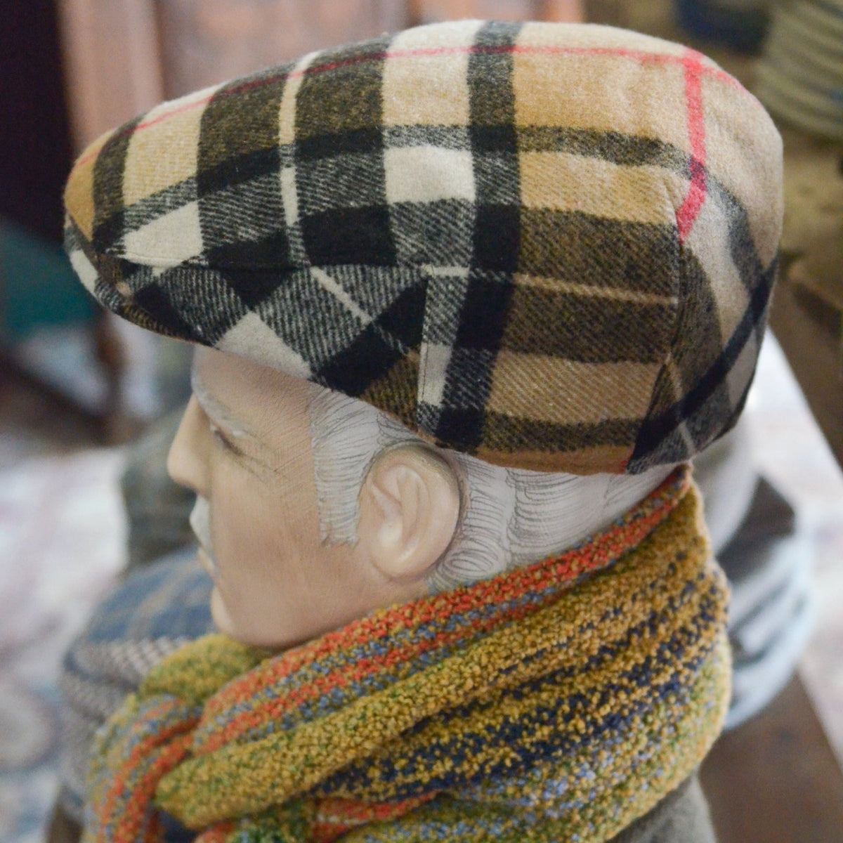 Double Take Donegal Tweed Flat Cap by Capas Headweare at FunkyBrims