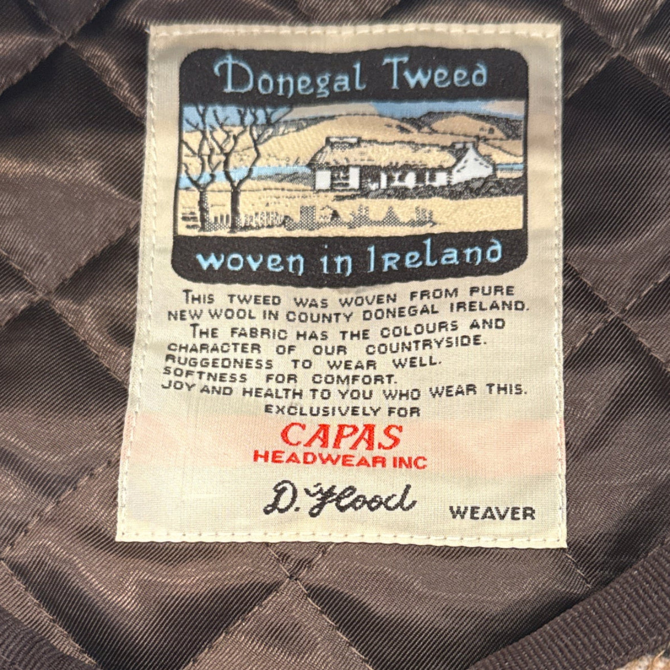 Double Take Donegal Tweed Flat Cap by Capas Headweare at FunkyBrims