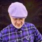 Enigma Purple Linen Flat Cap -  Hales Speed Shop X FunkyBrims Collab