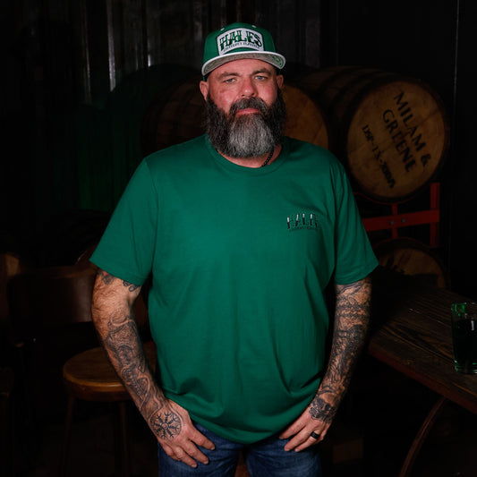 Feelin’ Lucky Unisex Tee Shirt by Hales Speed Shop - Green