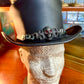 El Dorado Red Eye Leather Top Hat