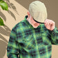 "Fight the Stigma" Green Flat Cap -  Hales Speed Shop X FunkyBrims Collab (with Pin)