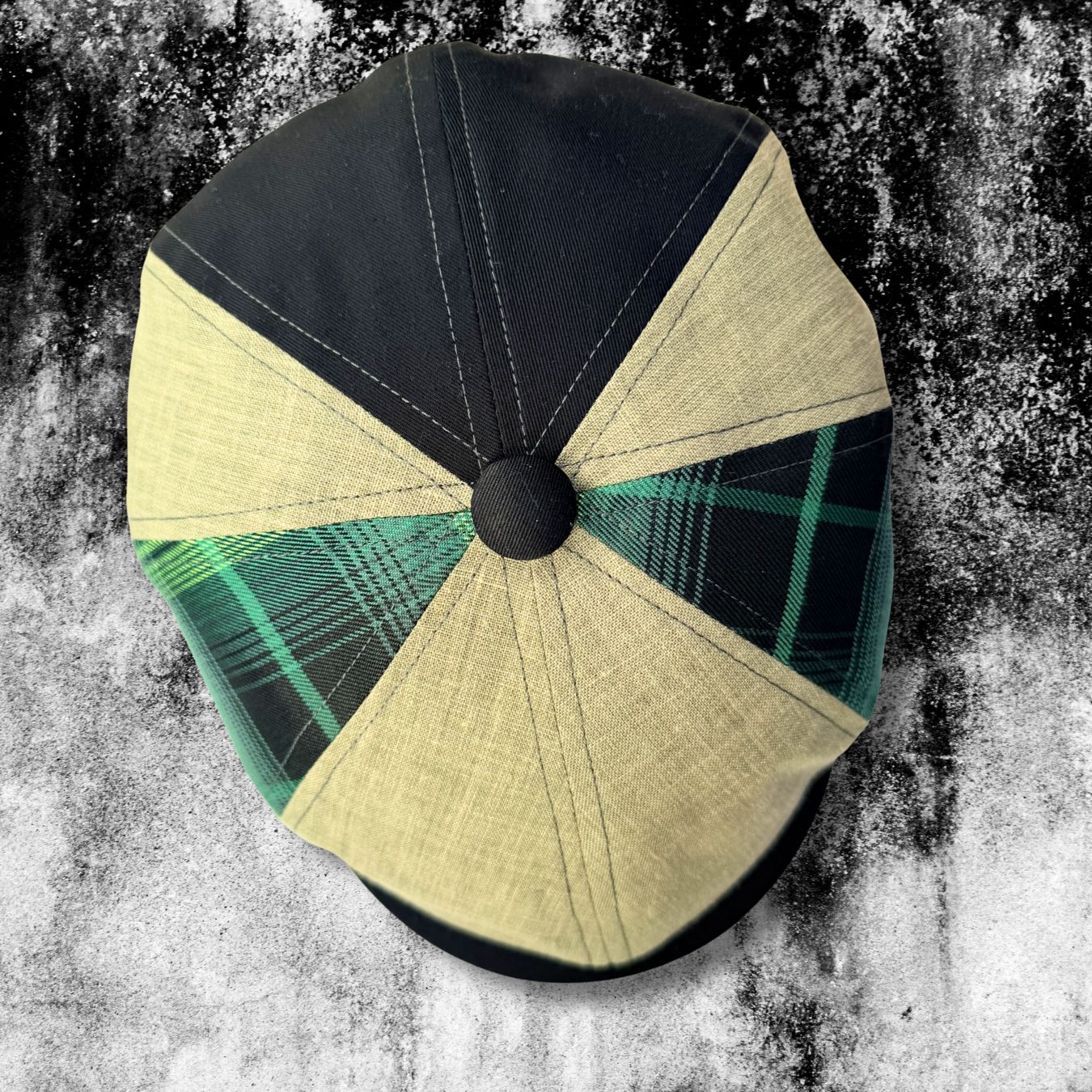 "Fight the Stigma" Patchwork Newsboy Hales Speed Shop X FunkyBrims Collab (with Pin)