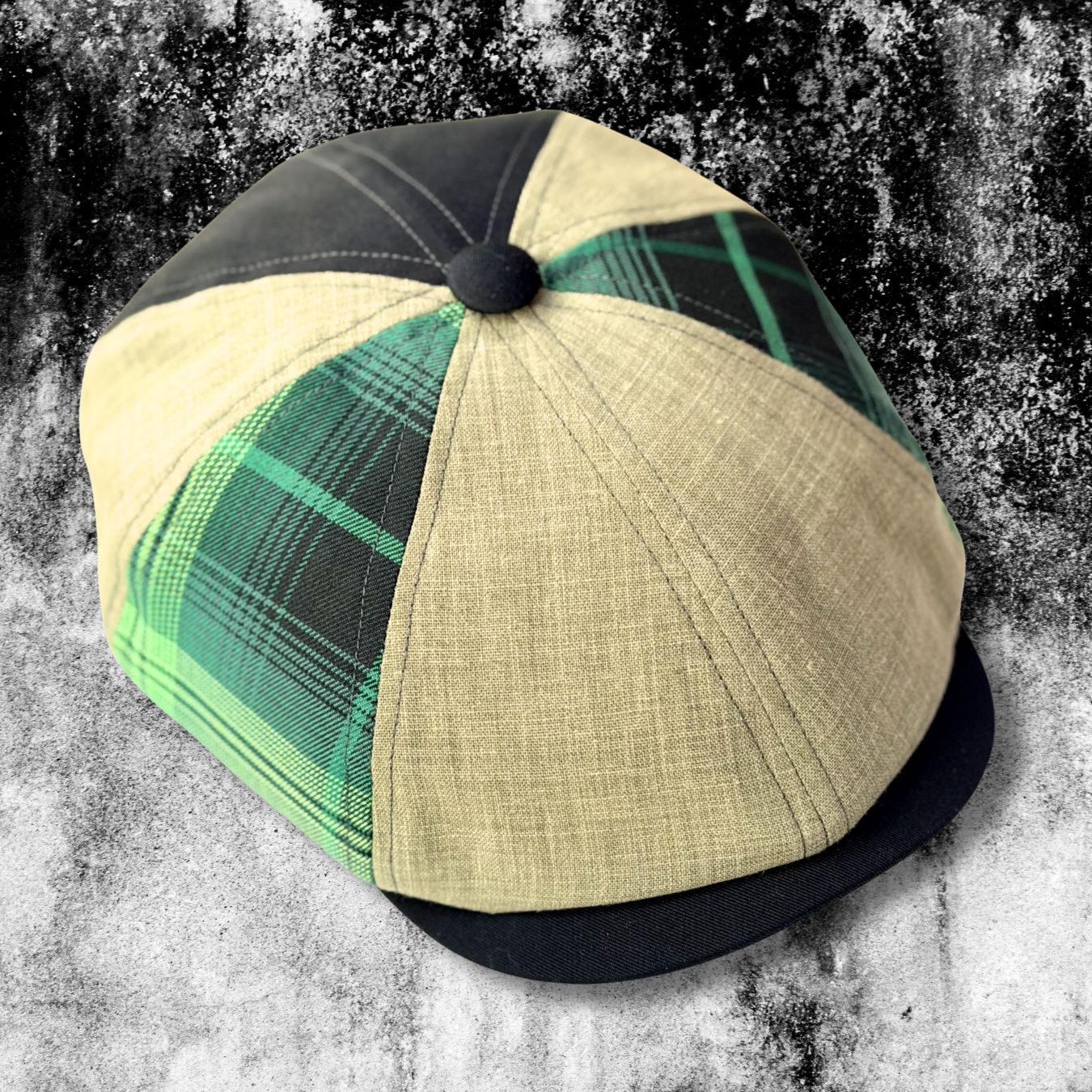 "Fight the Stigma" Patchwork Newsboy Hales Speed Shop X FunkyBrims Collab (with Pin)