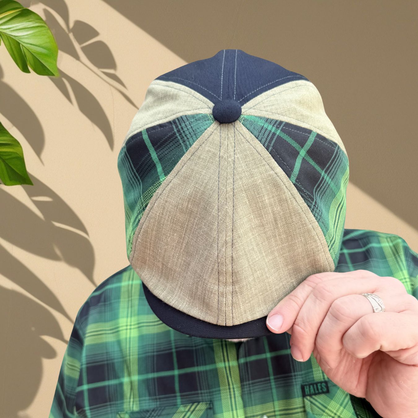 "Fight the Stigma" Patchwork Newsboy Hales Speed Shop X FunkyBrims Collab (with Pin)