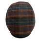 Limited Quantity Plum Plaid Split Flat Cap by Alfonso d’Este x FunkyBrims