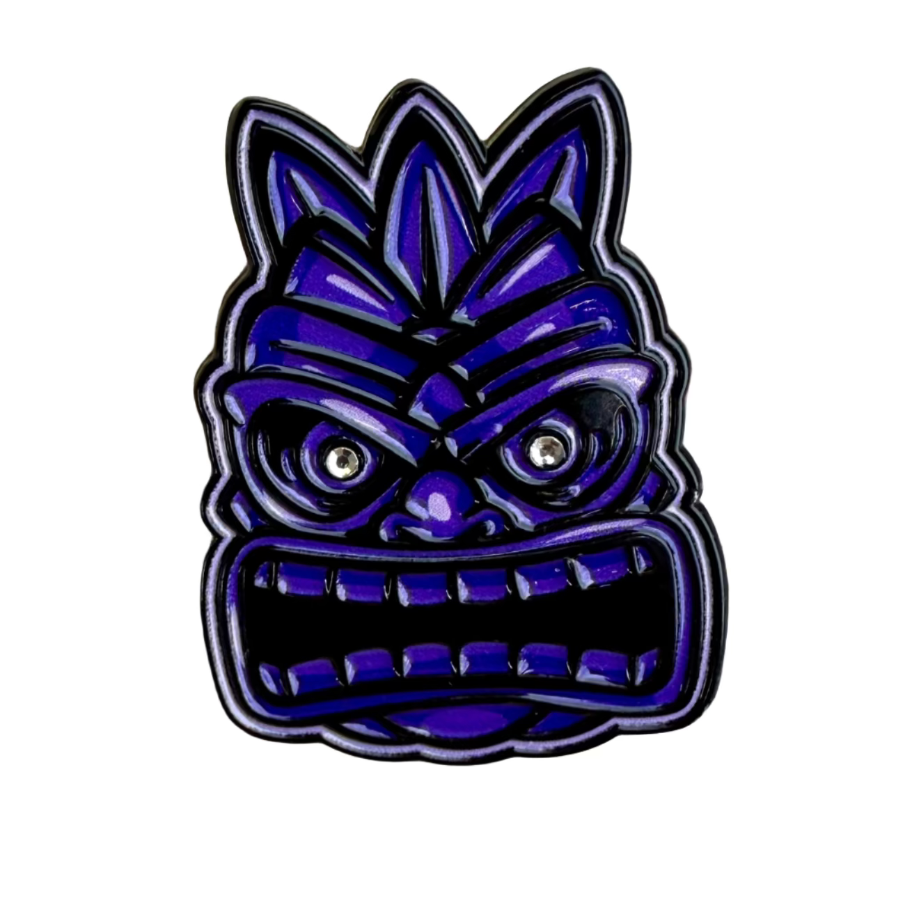 The Purple Luau Enamel Cap Pin by Hales Speed Shop x FunkyBrims
