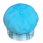 The "Amalfi Ladies Cruiser" Ocean Blue Linen Cap by FunkyBrims