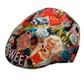 The Graffiti Pop Split Panel Flat Cap by City Sport for FunkyBrims