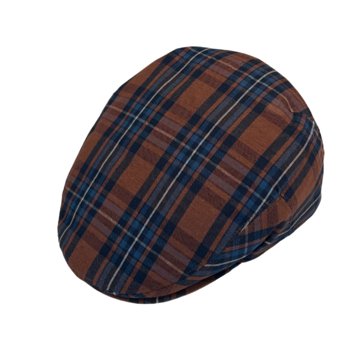 The "Bristol Plaid" Summer Flat Cap by FunkyBrims