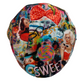 The Graffiti Pop Split Panel Flat Cap by City Sport for FunkyBrims