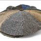 The Eight Piece Patchwork Tweed Cap by Hanna Hats of Donegal