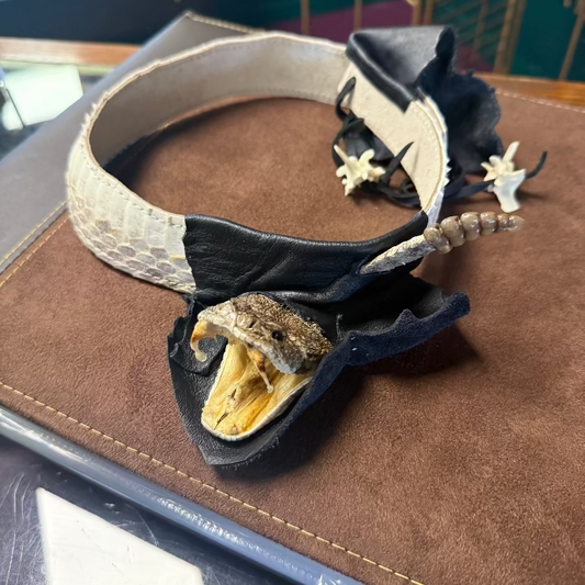Rattler Strike | Rattlesnake Hat Band by American Hat Makers