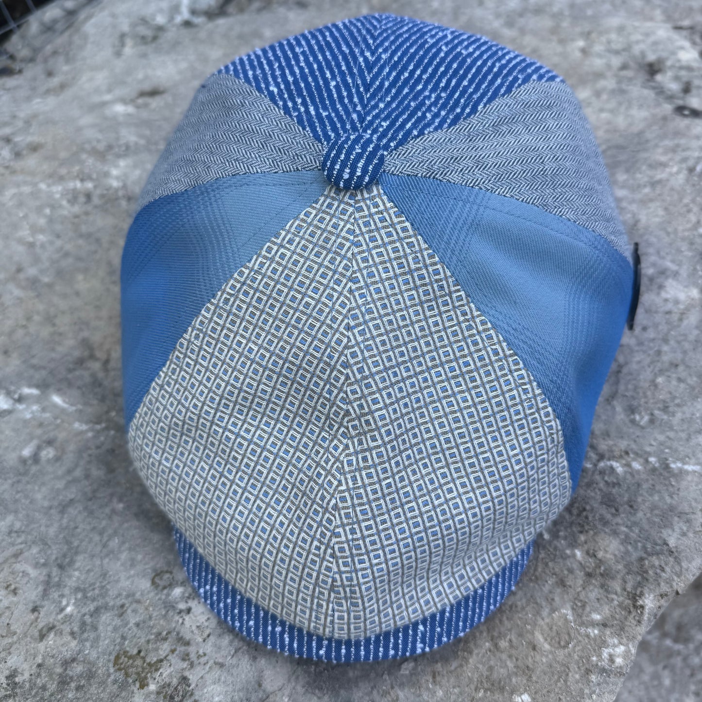 La Basilica Patchwork Newsboy Hales Speed Shop X FunkyBrims Collab (with Pin)