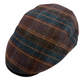Limited Quantity Plum Plaid Split Flat Cap by Alfonso d’Este x FunkyBrims