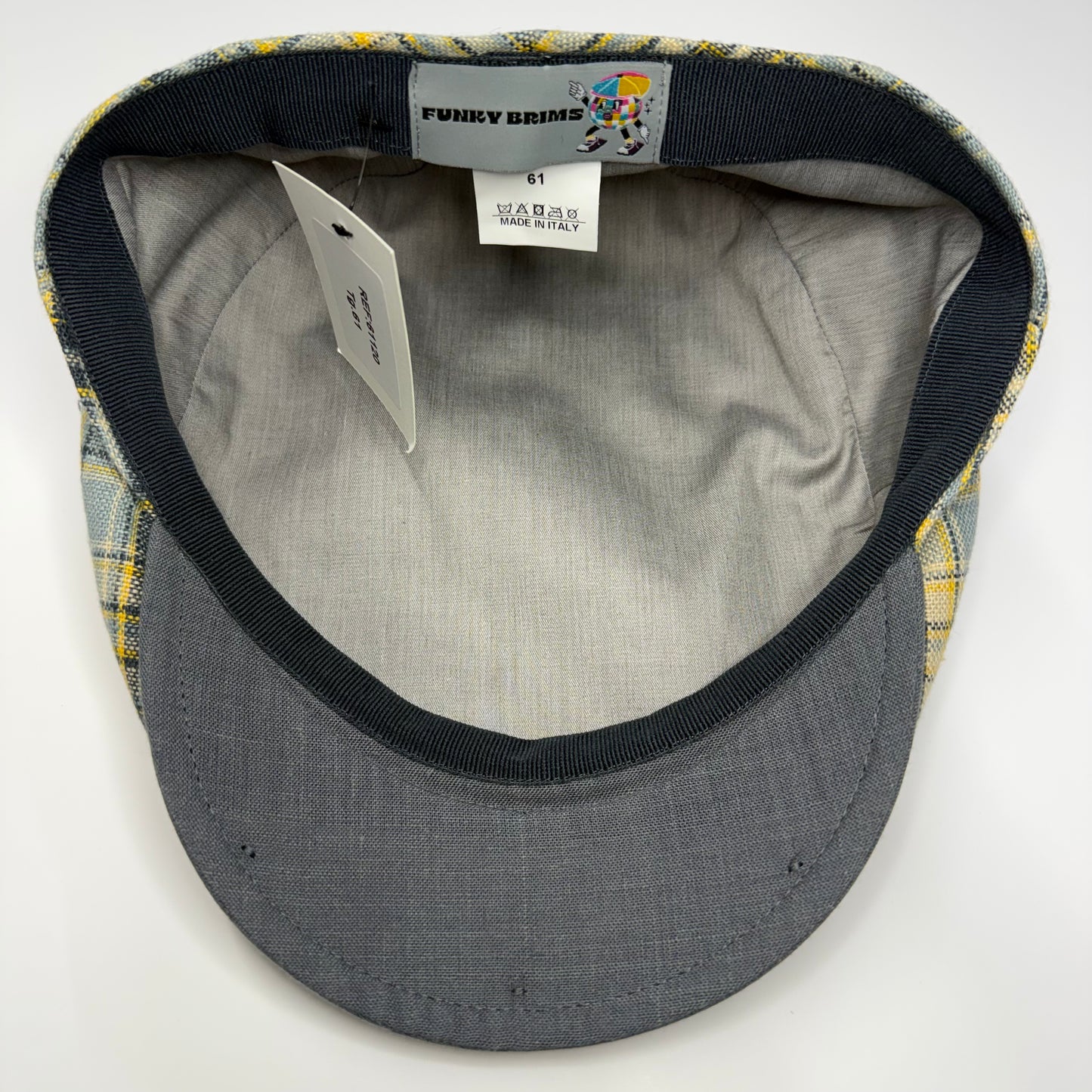 The Vermeer Plaid Italian Flat Cap by FunkyBrims