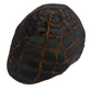Black and Orange Claw Split Panel Pub Cap by Alfonso d’Este x FunkyBrims