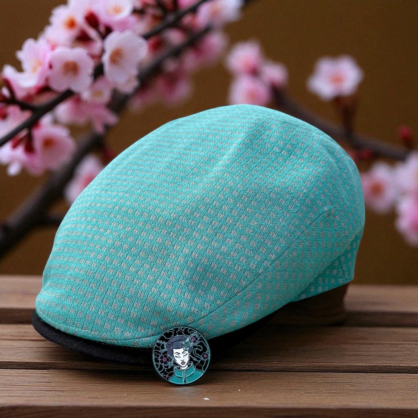 The Geisha Enamel Cap Pin by Hales Speed Shop x FunkyBrims