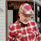 The Huckleberry Flannel Flat Cap Hales Speed Shop X FunkyBrims Collab (with Pin)