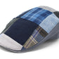 The Linen Donegal Touring Patchwork in Gray/Blue by Hanna Hats of Donegal