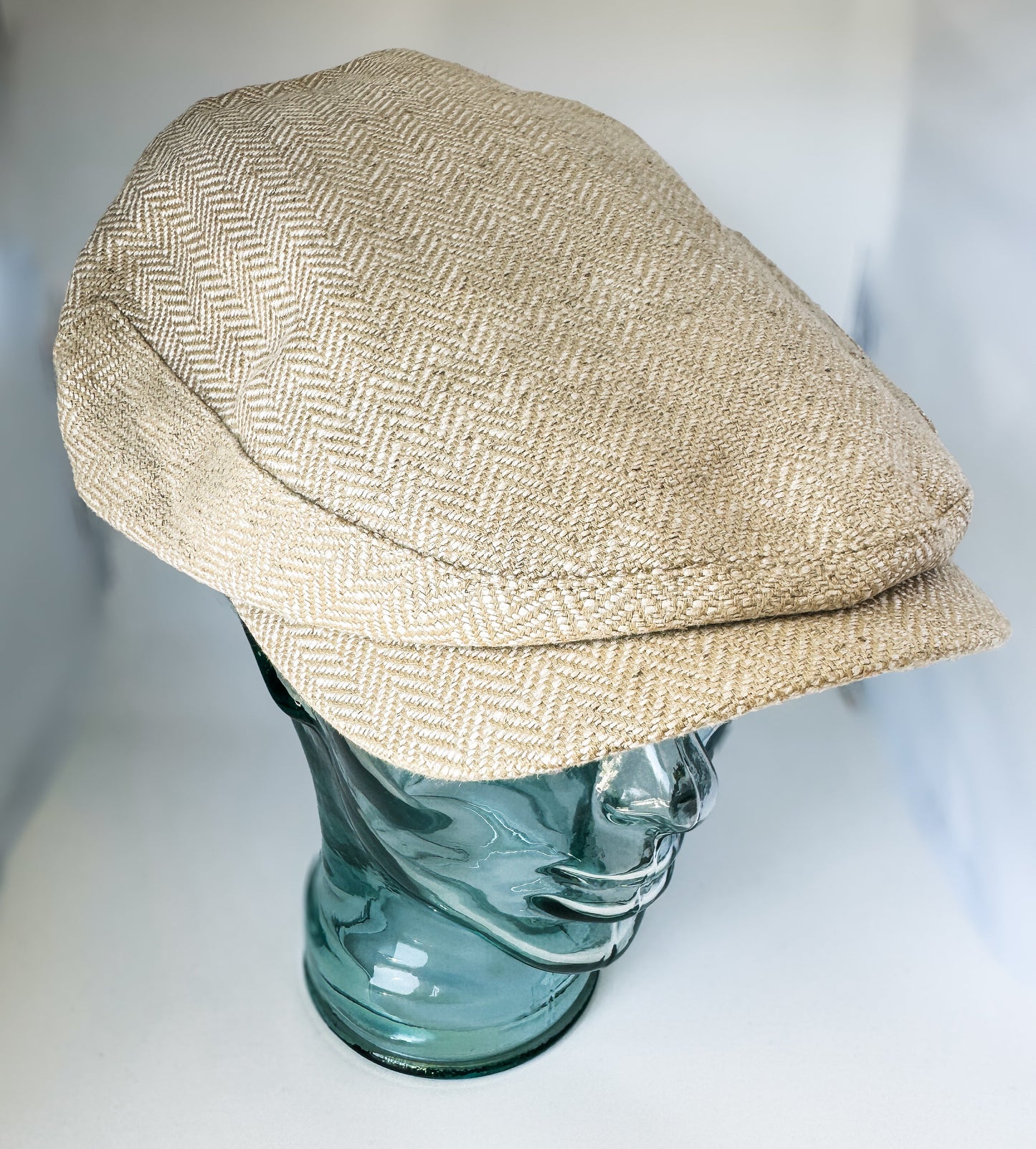 Summer Herringbone Sicilian Flat Cap by Laird Hatters (3 Colors)