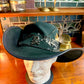 Black Suede Leather Cavalier Hat