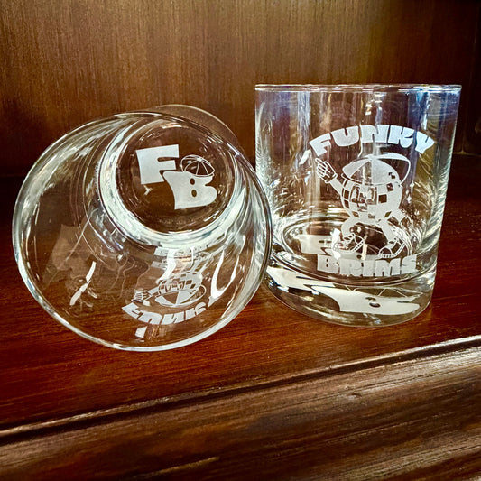 FunkyBrims Whiskey Glasses