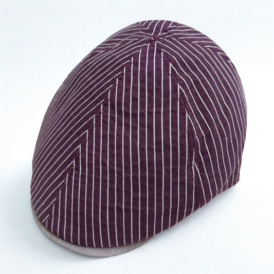 The "Coastline" Plum Purple Pub Cap by Hologramme Paris at FunkyBrims