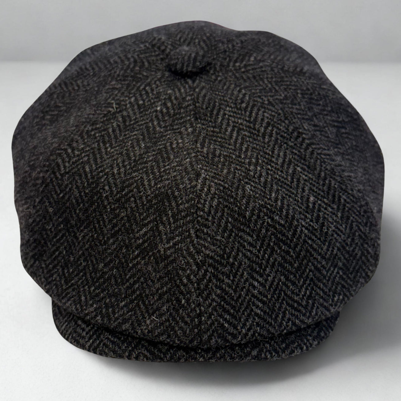 The "Tommy" Gray Herringbone Newsboy Cap by FunkyBrims