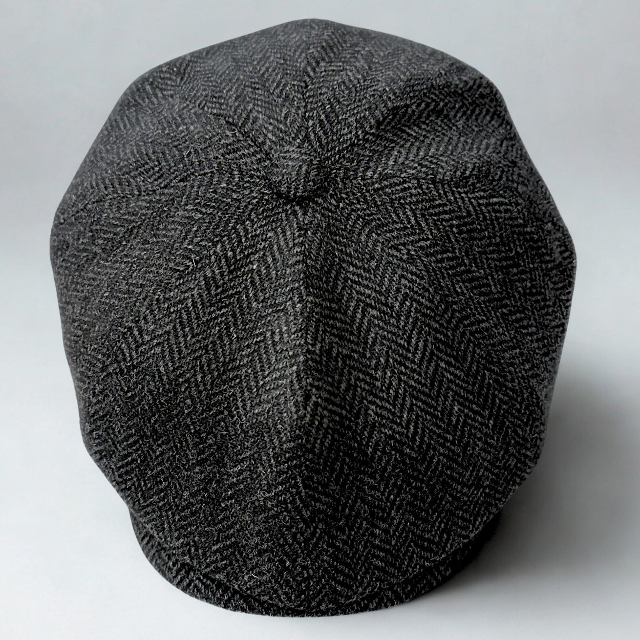 The "Tommy" Gray Herringbone Newsboy Cap by FunkyBrims
