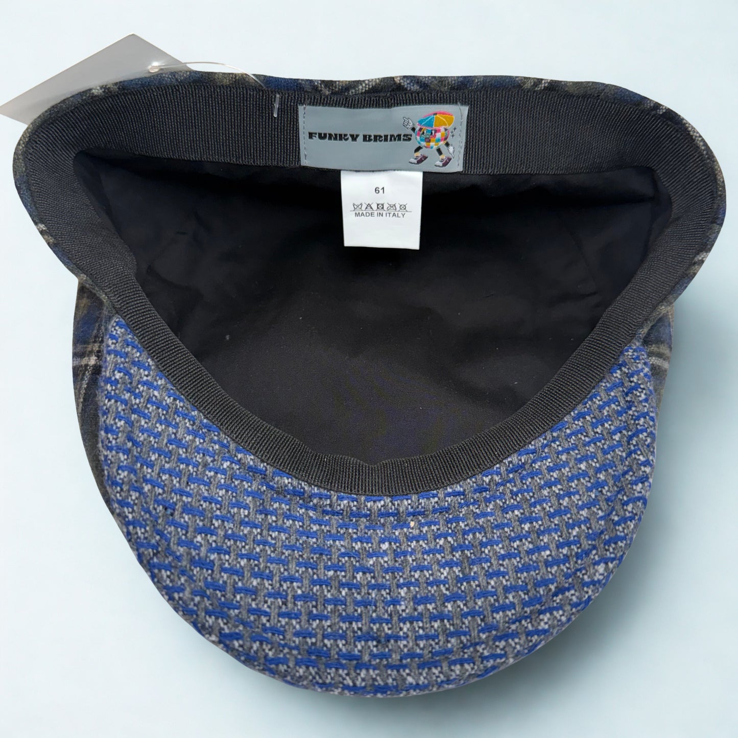 The Michelangelo Plaid Italian Flat Cap by FunkyBrims