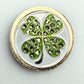 Shamrock Magnetic Cap Pin by American Hat Makers