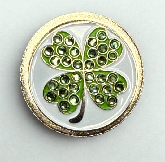 Shamrock Magnetic Cap Pin by American Hat Makers
