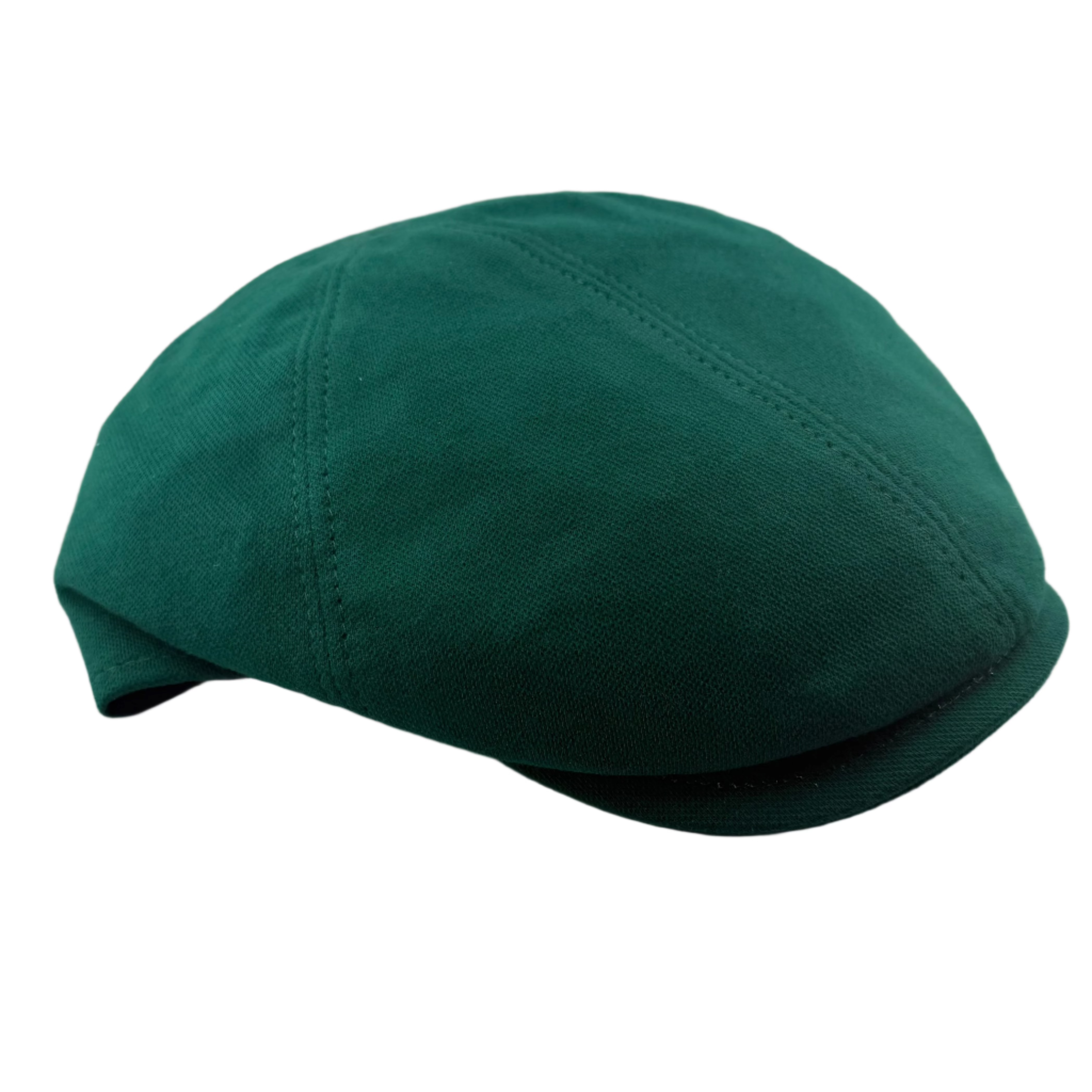 Hologramme Paris Contour Cap | Emerald Green Flat Cap | FunkyBrims