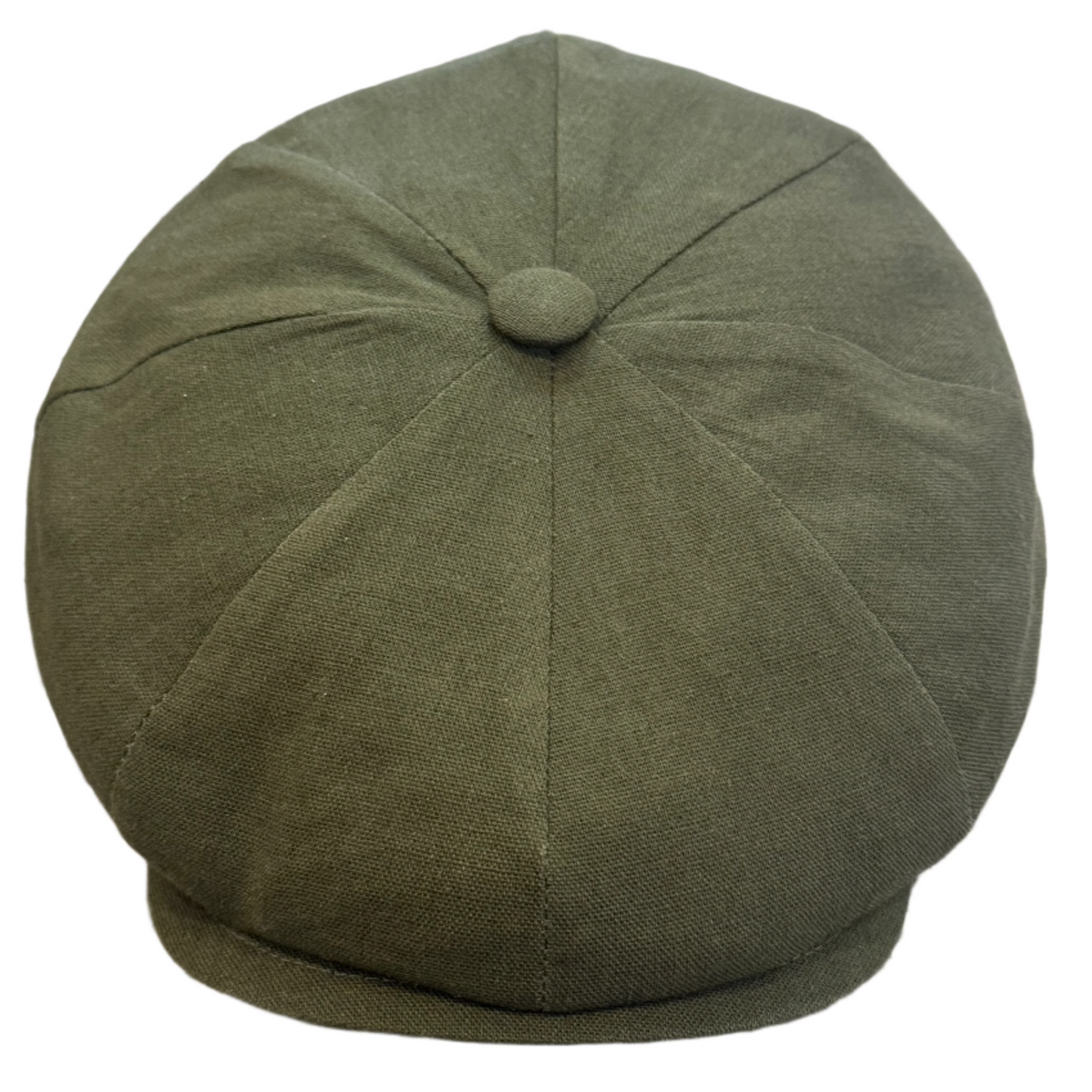 The Summer "Garrison" - Olive Green Newsboy Cap by Hologramme Paris