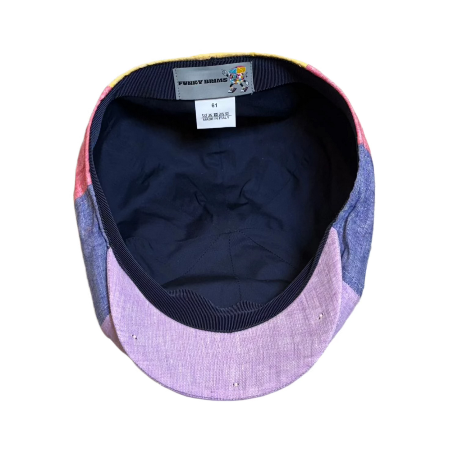 The "ColorPop Gatsby" Italian LInen Newsboy Cap by FunkyBrims