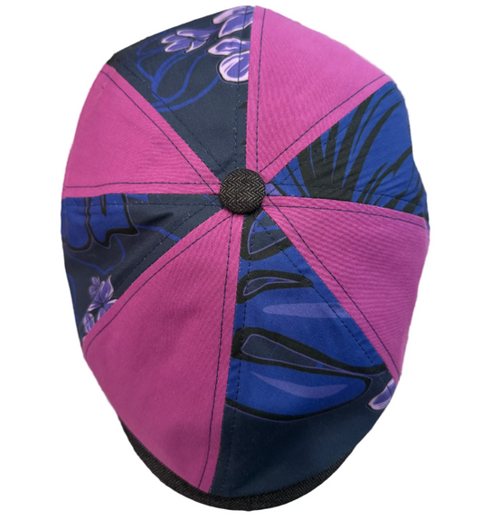 The "Purple Luau" Patchwork Newsboy Hales Speed Shop X FunkyBrims Collab
