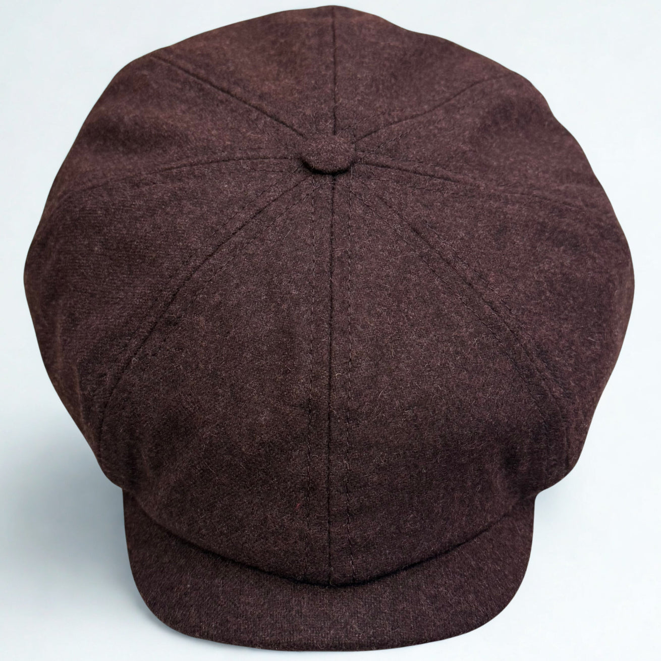 Loden Wool Oxblood Newsboy cap from Laird Hatters at FunkyBrims