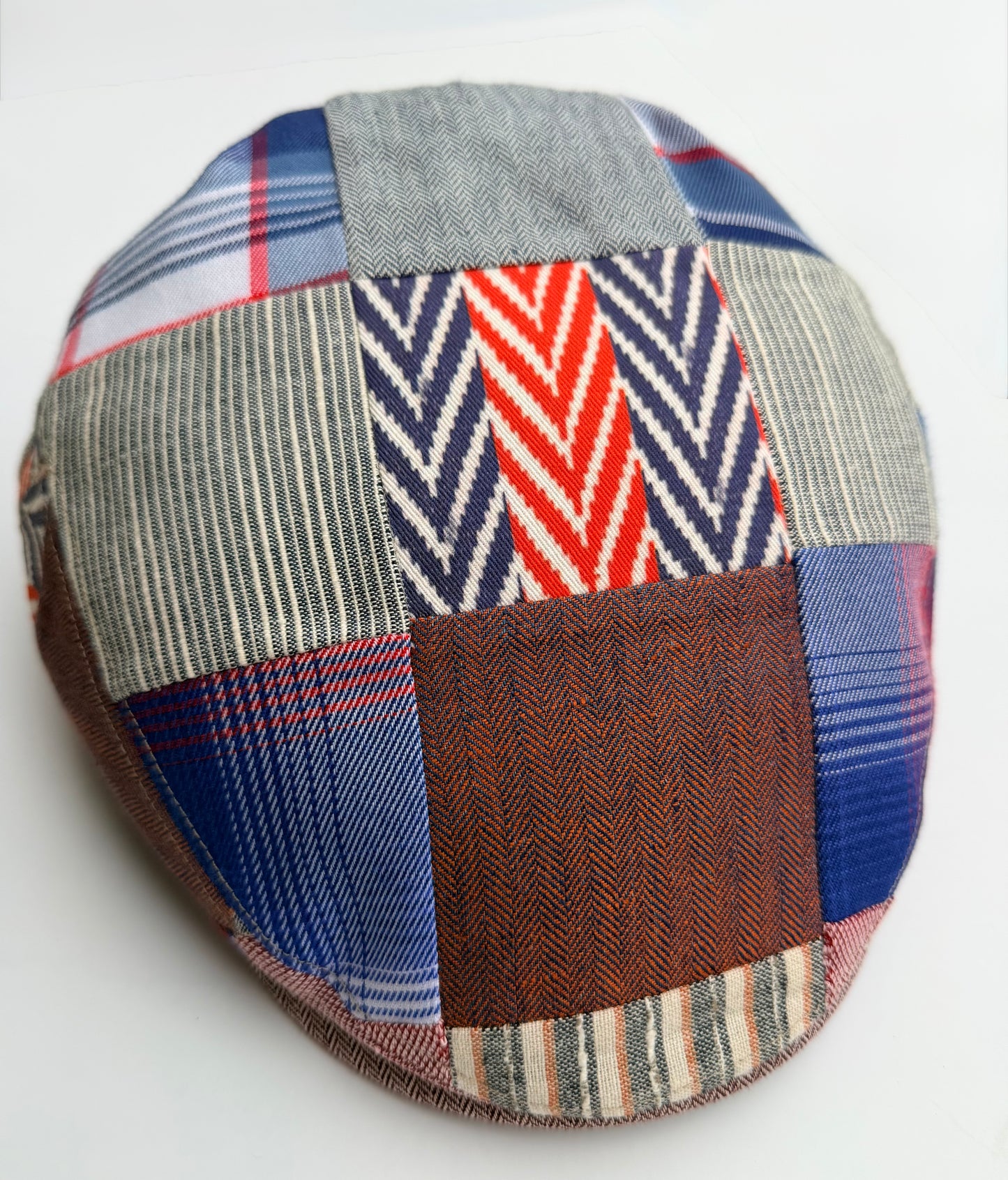 EST 1776 Patchwork Flat Cap -  Hales Speed Shop X FunkyBrims Collab (with Pin)
