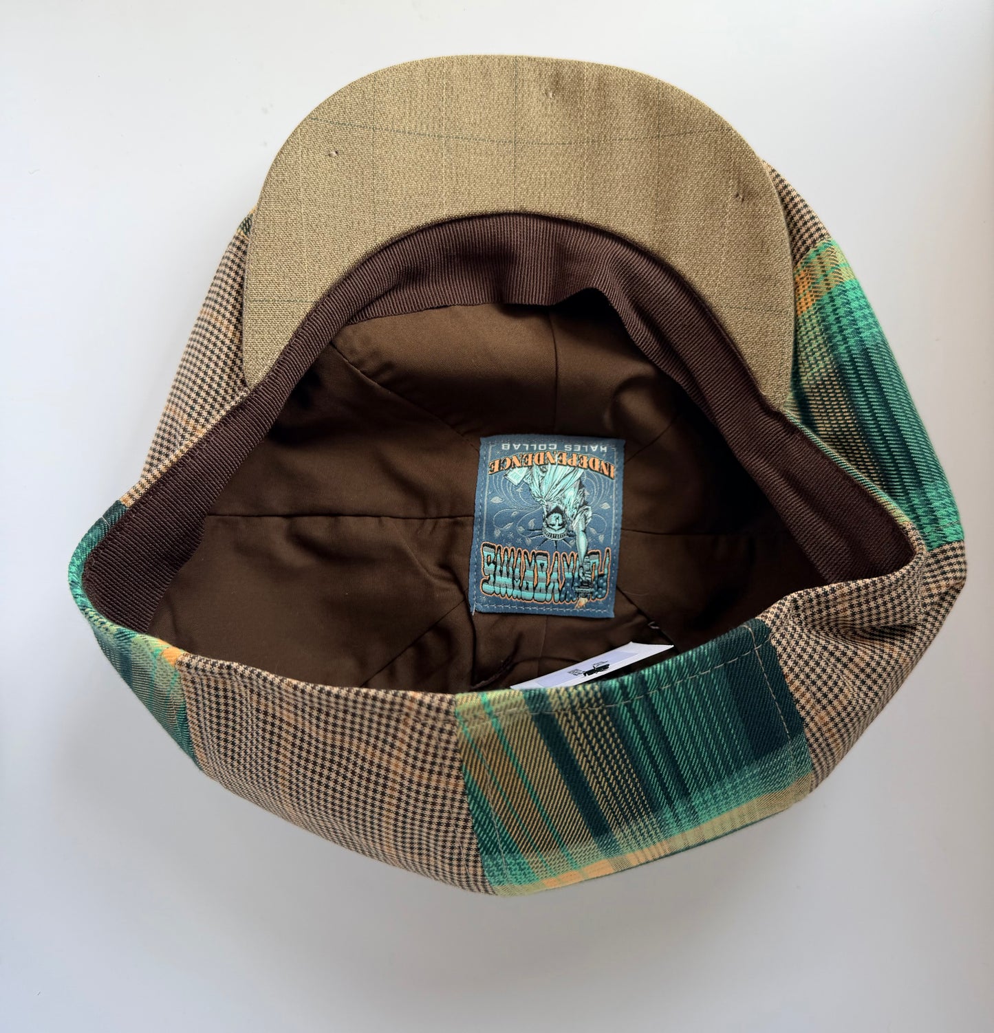 Independence Patchwork Newsboy Hales Speed Shop X FunkyBrims Collab (with Pin)