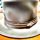 Black Riverton Leather Hat Band