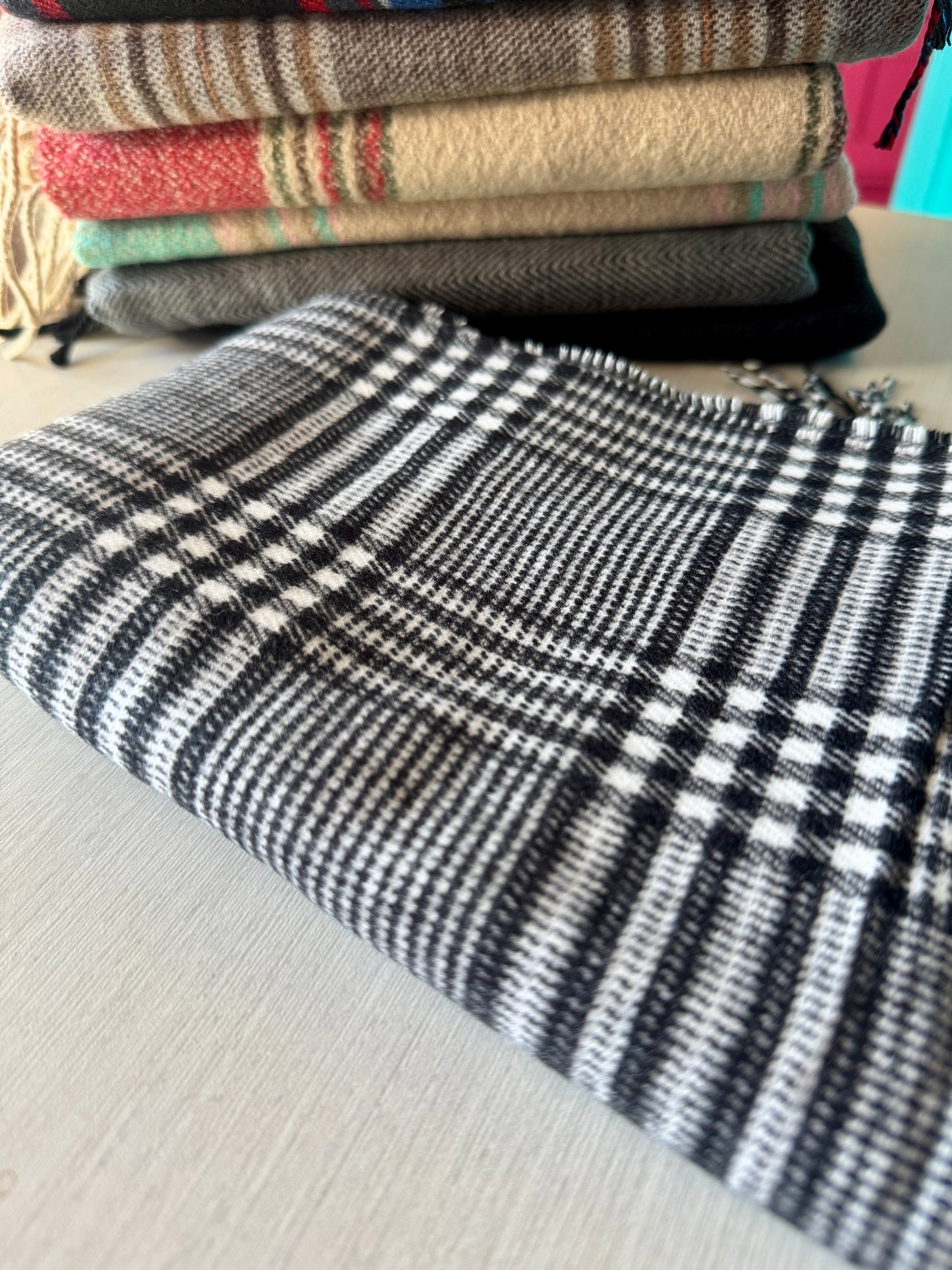 Vibrant Cashmere Scarves