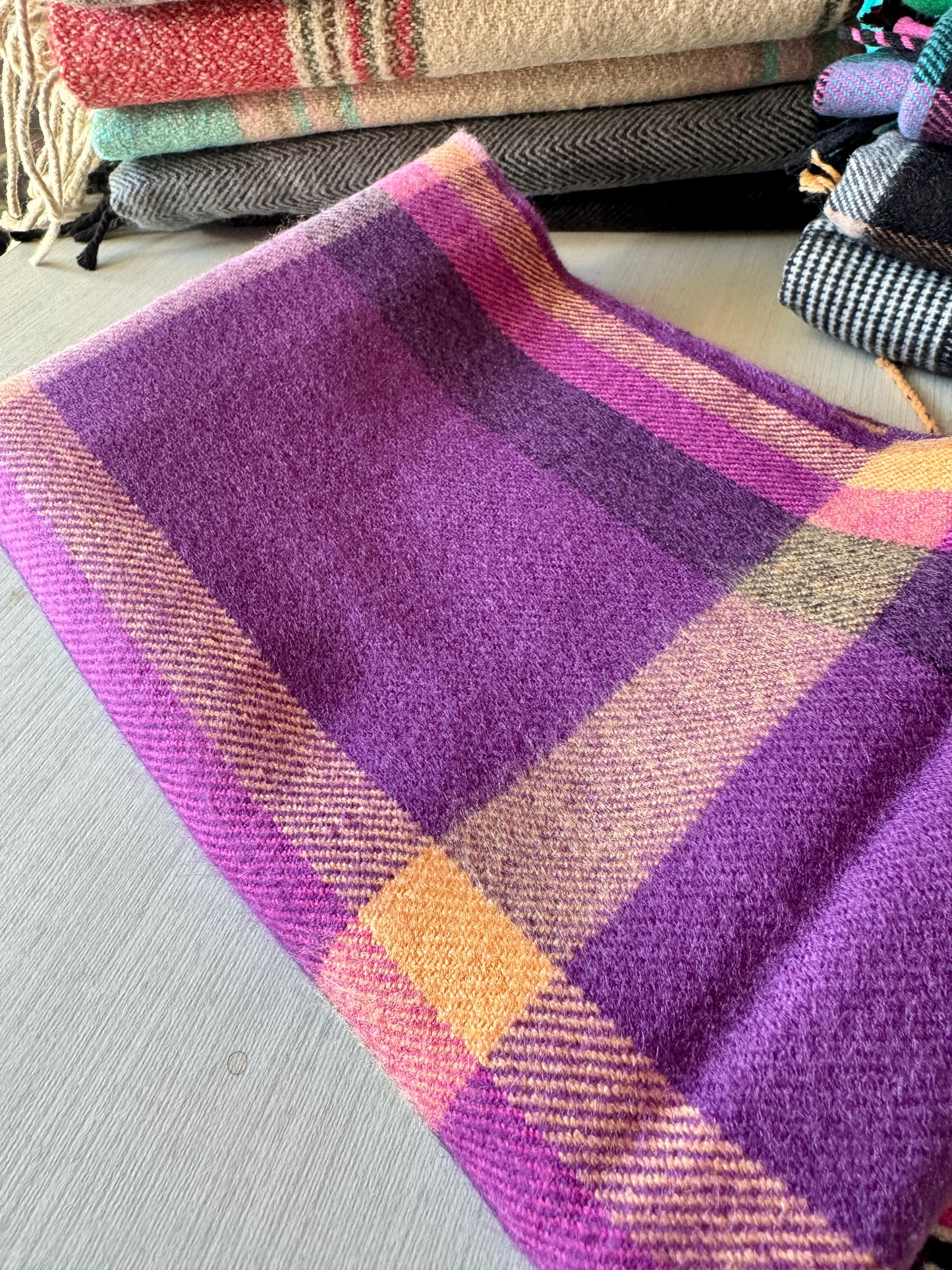 Vibrant Cashmere Scarves