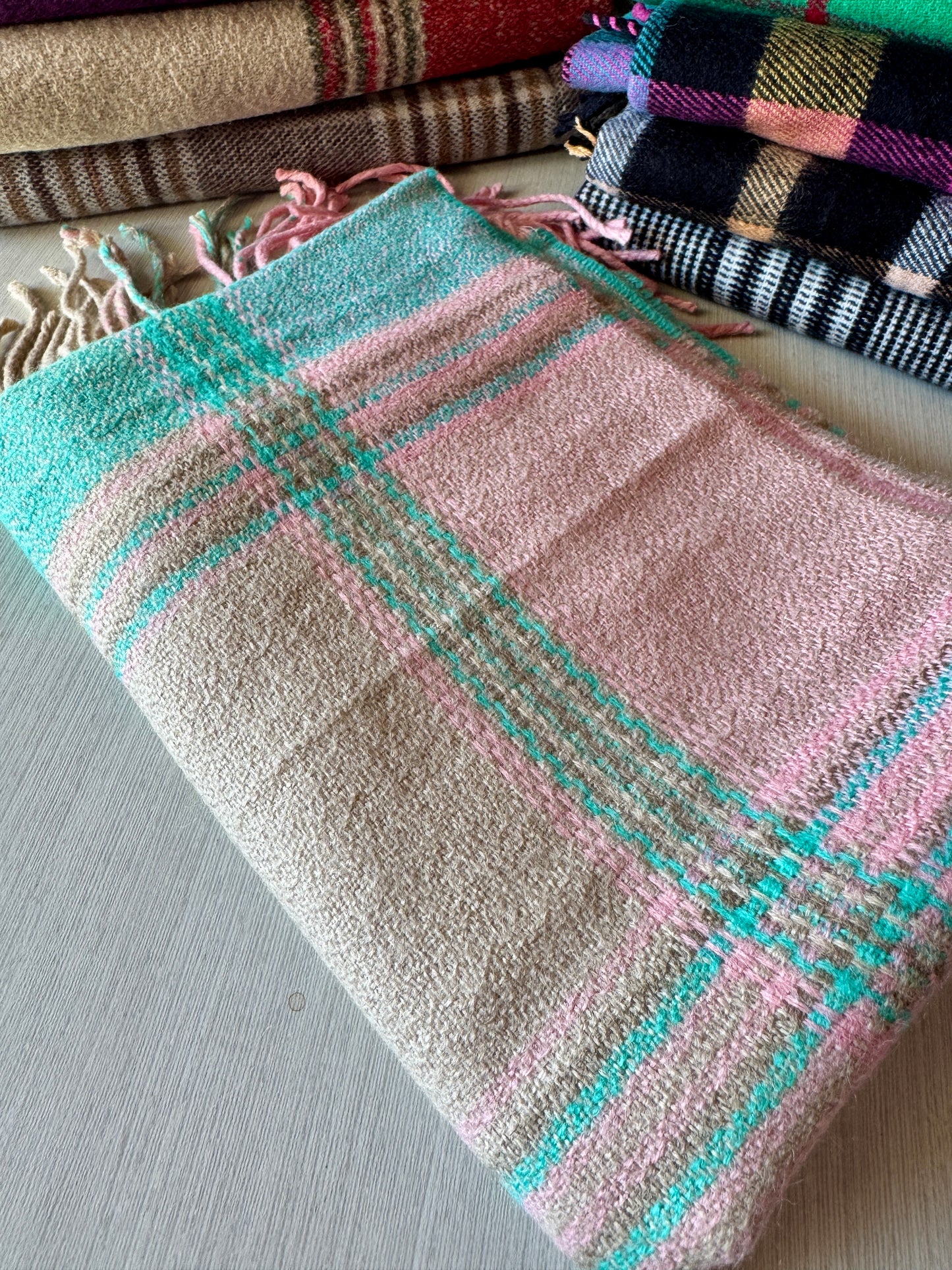 Vibrant Cashmere Scarves