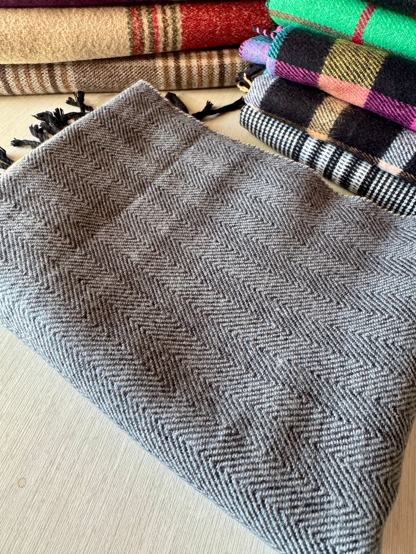 Vibrant Cashmere Scarves