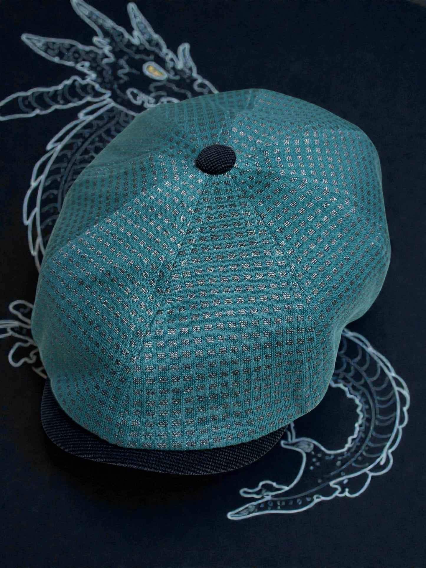 The Imperial Turquoise Newsboy Hales Speed Shop X FunkyBrims Collab (with Pin)
