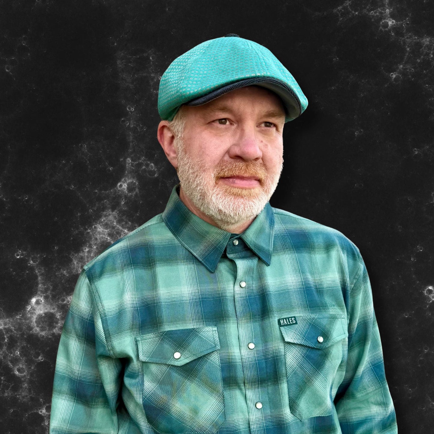 The Imperial Turquoise Newsboy Hales Speed Shop X FunkyBrims Collab (with Pin)